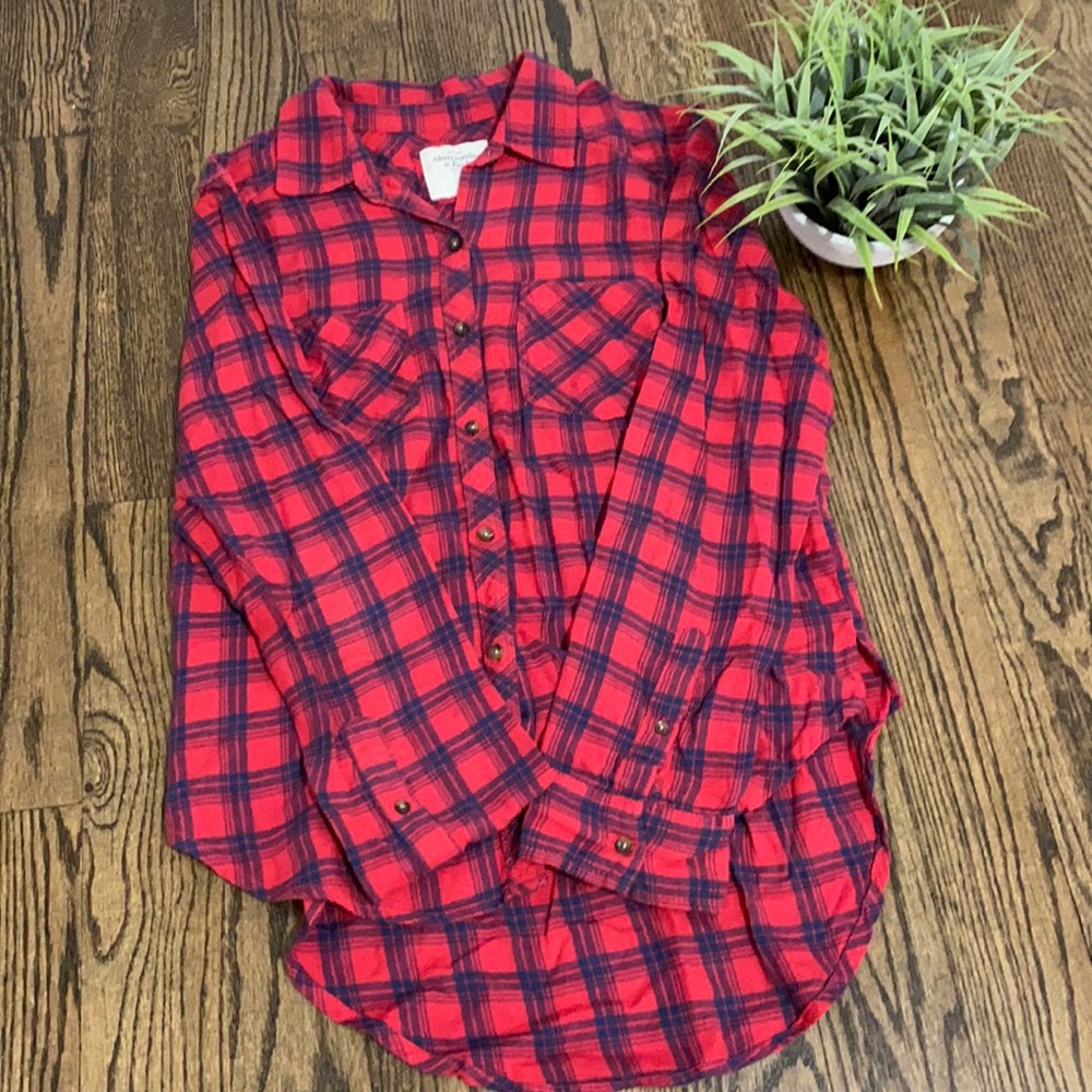 **SOLD**-- Abercrombie & Fitch Long Sleeve Flannel
